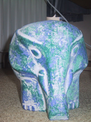 Blauwgroene olifant